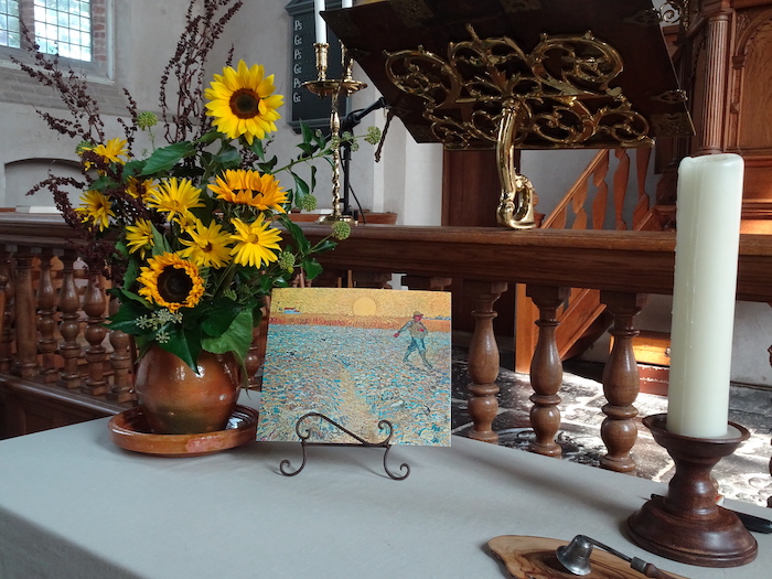 Liturgietafel Zonnebloem