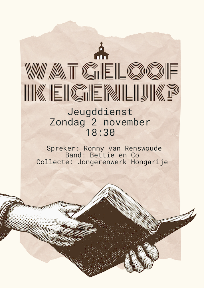 jeugddienst 2 nov flyer